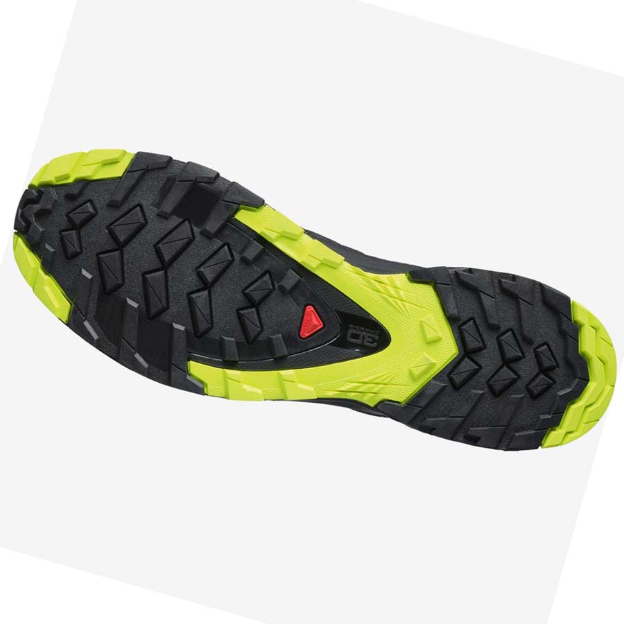 Tenis Para Trail Running Salomon XA WILD GORE-TEX Hombre Negros Verde Oliva | MX 3501GSO